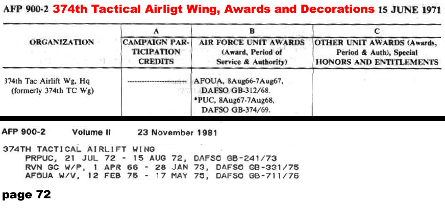 374th Tatical Airlift Wing